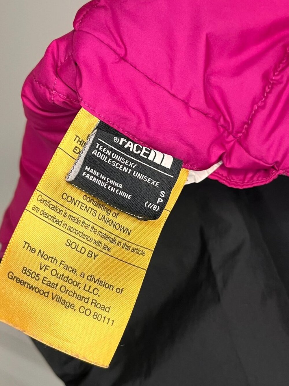 The North Face Reversible Puffer Jacket Size Small Teen/Unisex